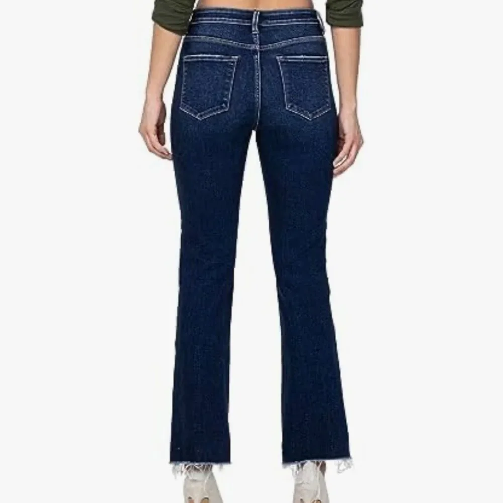 Dark Wash Bootcut Jeans – Flattering & Flared! - Picture 5 of 8